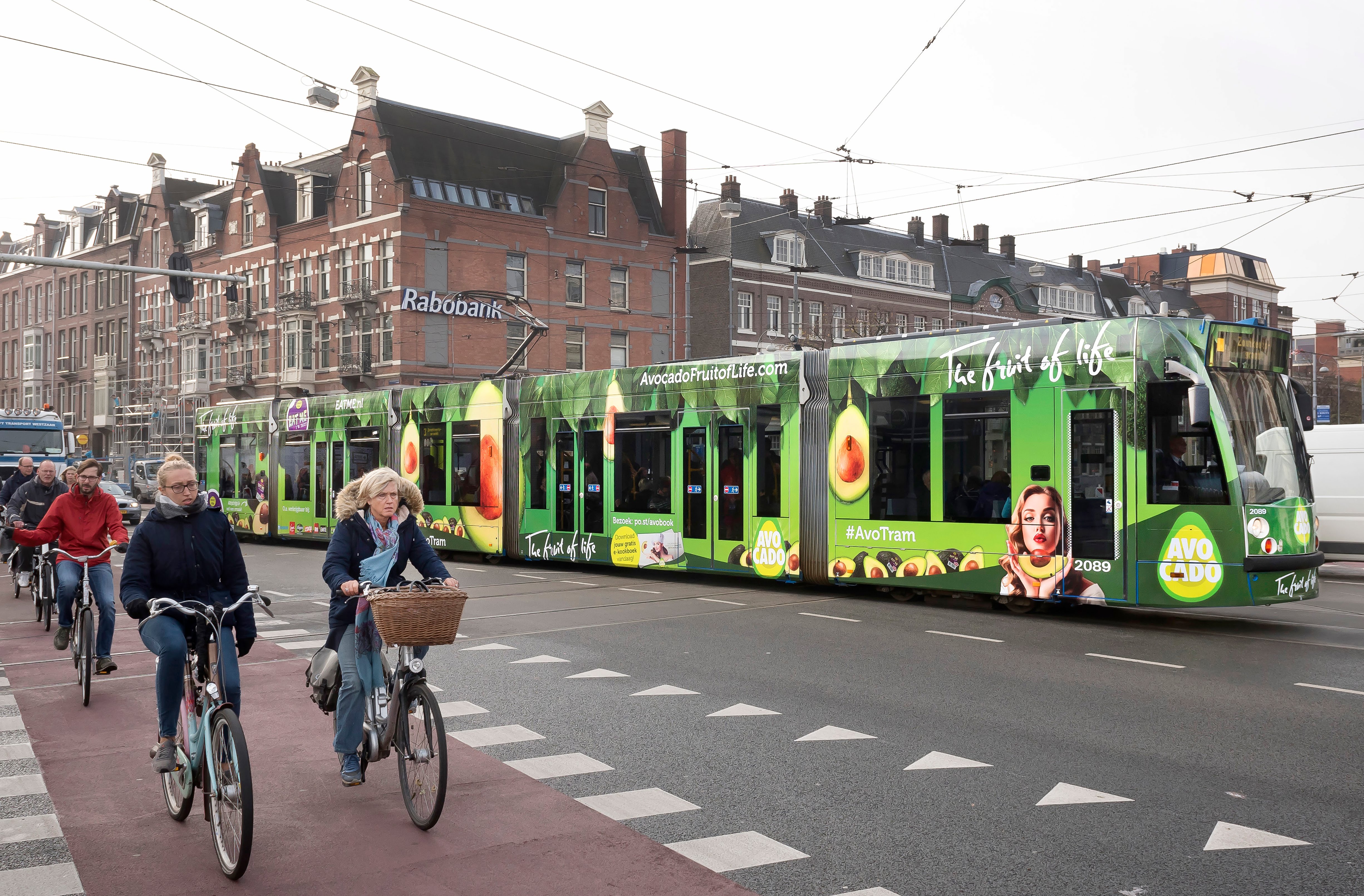 De avocadotram in Amsterdam - #avotram